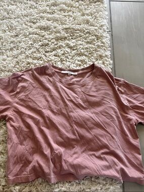 Tularosa Dusty Rose Cropped Tee